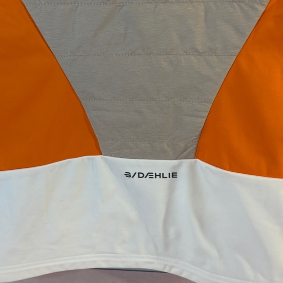 Orange and Gray Sleeveless Vest - Picture 6 of 7